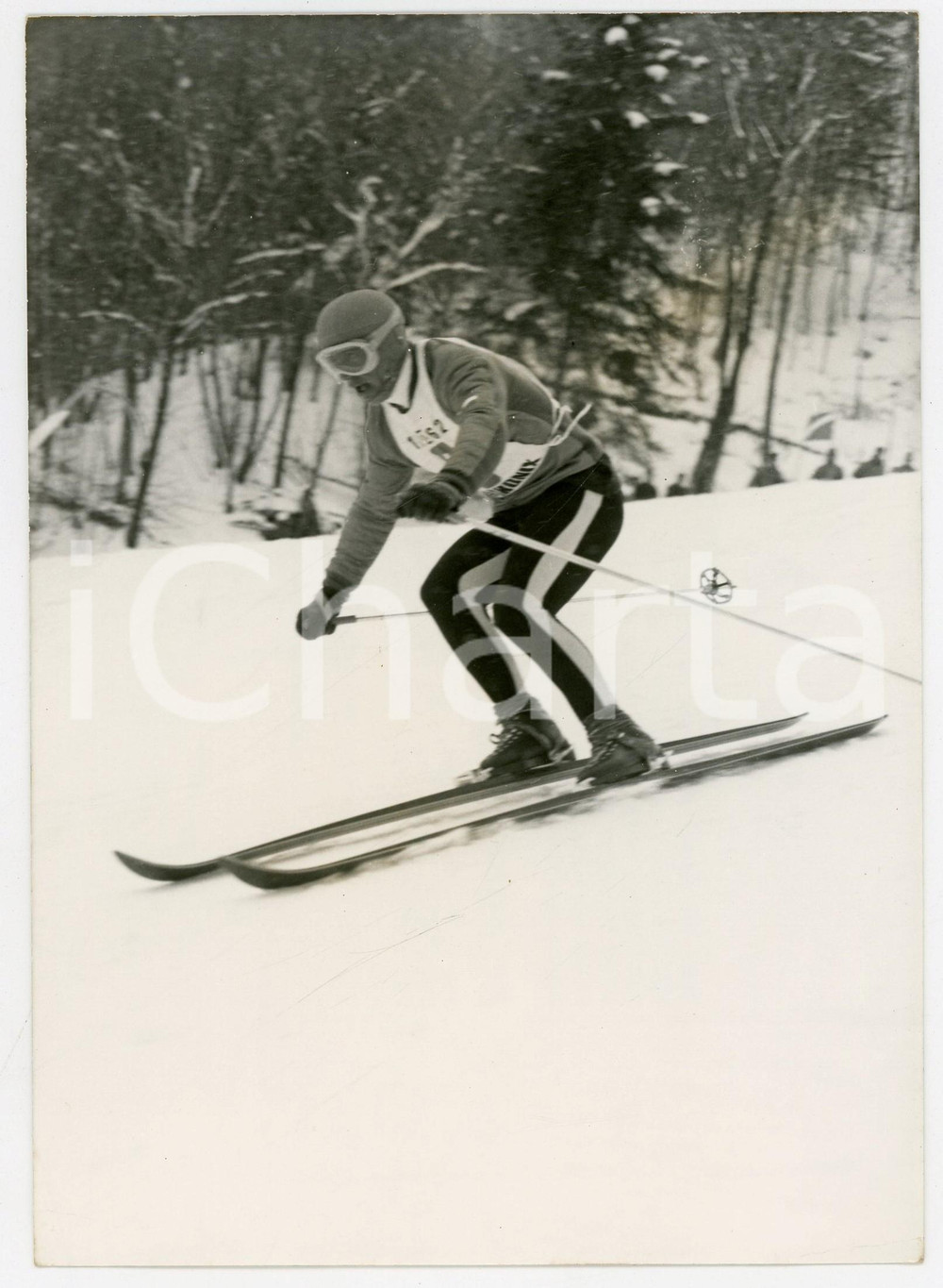 1962 CHAMONIX Campionati mondiali SCI ALPINO - Karl SCHRANZ vince discesa libera