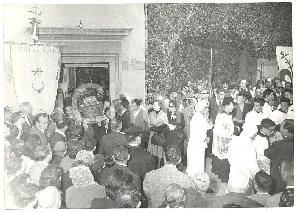 1959 FIRENZE Villa I TATTI - Funerale Bernard BERENSON - Omaggio della folla