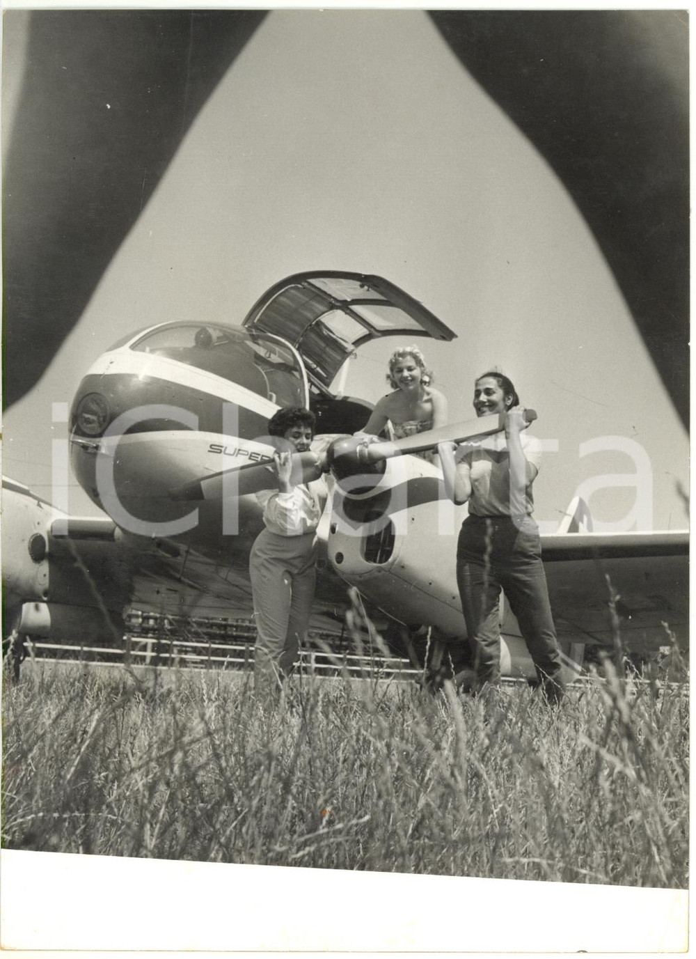 1957 MILANO Rally Aereo delle Stelle - Partecipanti alla MILANO-RAPALLO *Foto 