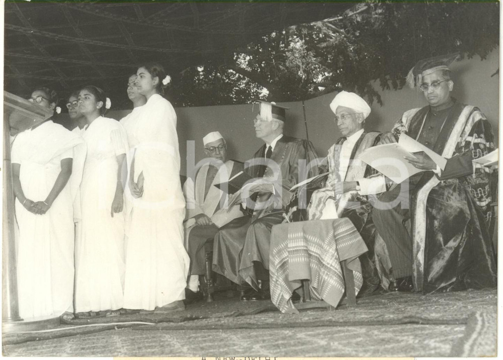 1959 NEW DEHLI (INDIA) - Dwight D. EISENHOWER riceva laurea honoris causa *Foto