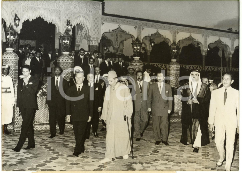 1959 RABAT Palais Dar Es Salam - Re MUHAMMAD V Moulay HASAN Abdel Khaliq HASSUNA