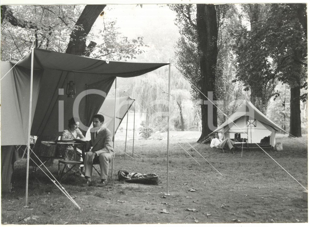 1954 MILANO X Triennale - Presentazione nuove tende da campeggio *Foto VINTAGE 