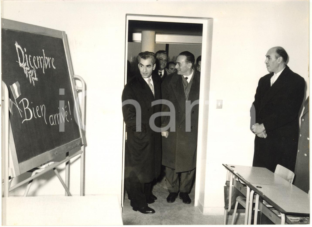 1958 SAN DONATO MILANESE - ENI Enrico MATTEI con Shah Mohammad Reza PAHLAVI (2)