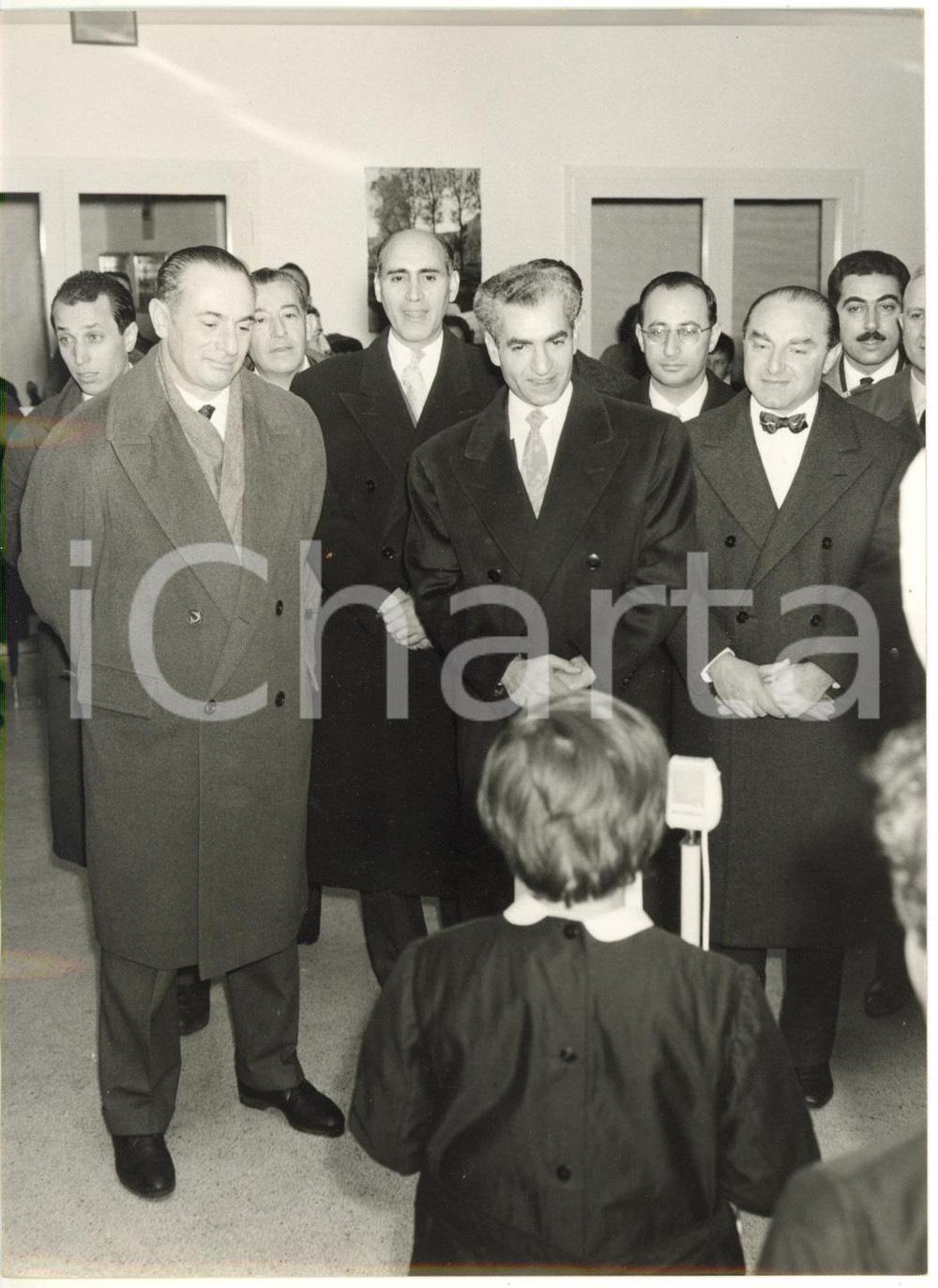 1958 SAN DONATO MILANESE - ENI Enrico MATTEI con Shah Mohammad Reza PAHLAVI (3)