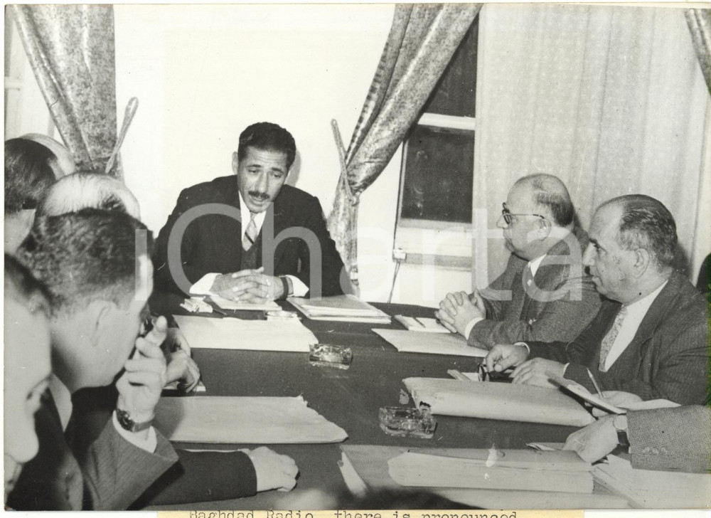 1960 IL CAIRO (Egitto) - Abdel Hakim AMER at meeting of Syrian Executive Council
