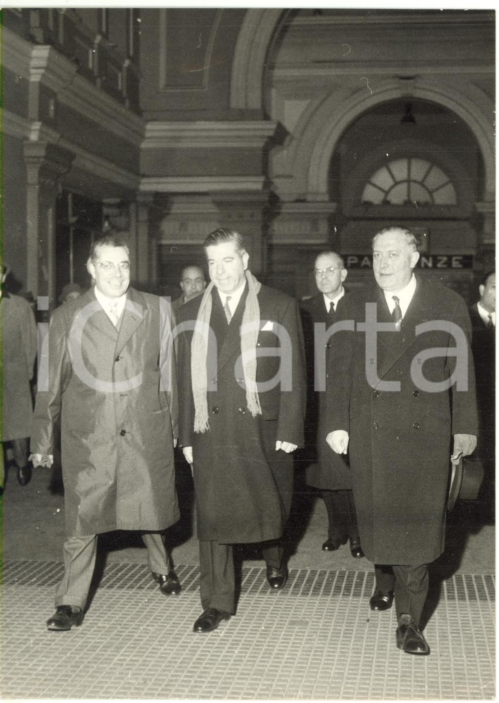 1960 GENOVA - Presidente URUGUAY Benito NARDONE CETRULO e prefetto Luigi PIANESE