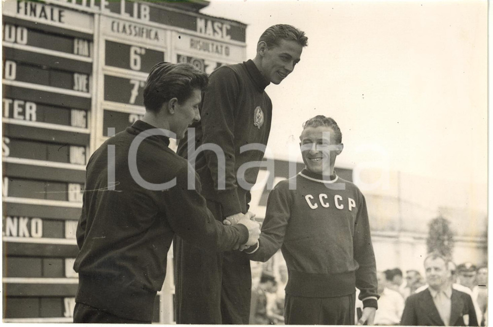 1954 TORINO Europei NUOTO - György CSORDÁS György SCHUSZTER Vladimir LAVRINENKO
