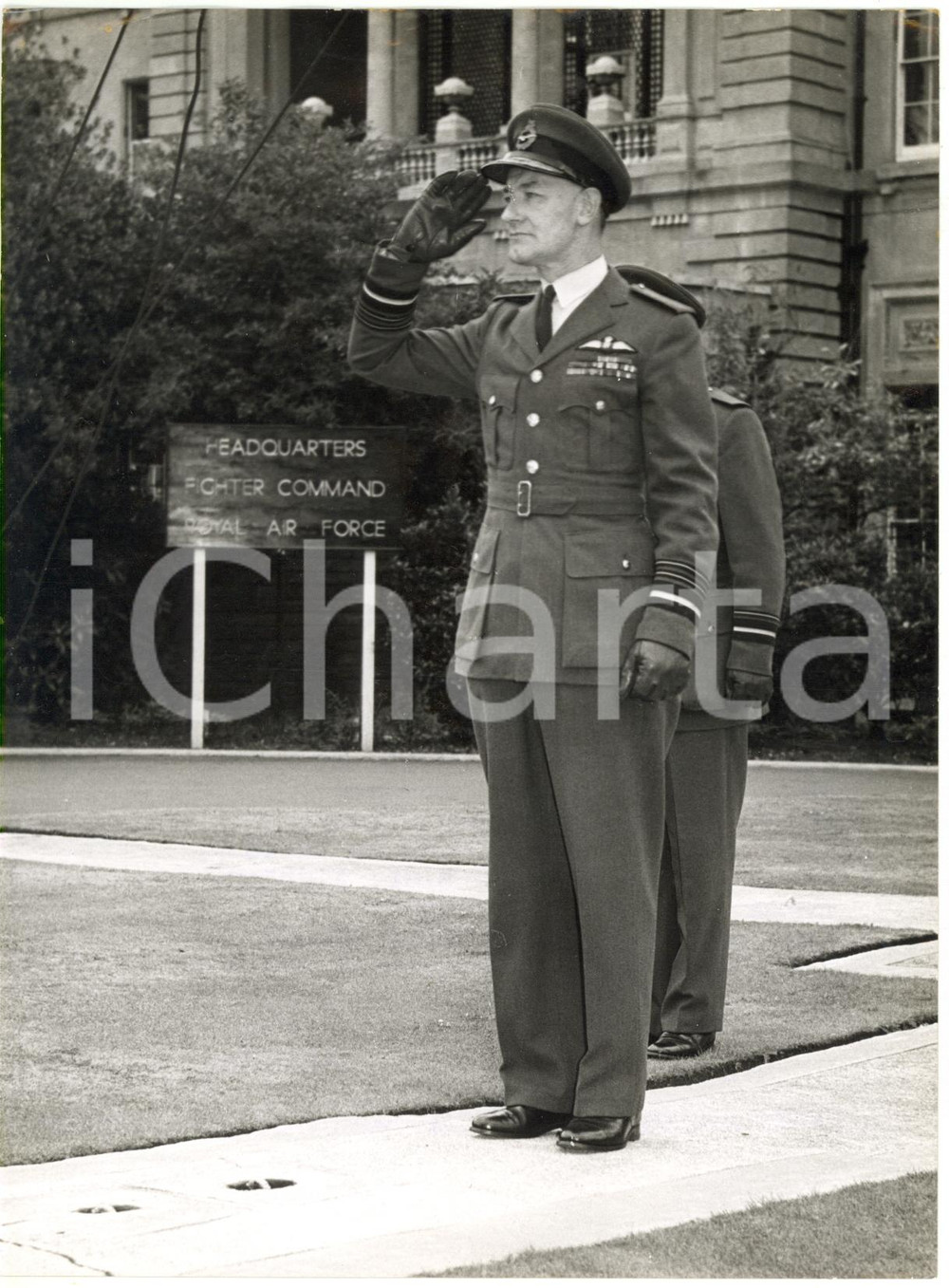 1959 STANMORE RAF Bentley Priory - Air Marshal Sir Hector McGREGOR *Photo 15x20