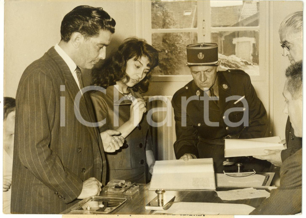 1959 FRESNES FRANCE - Mariage des détenus Abel DE SOUZA et Marie-Claude GIRAUD 