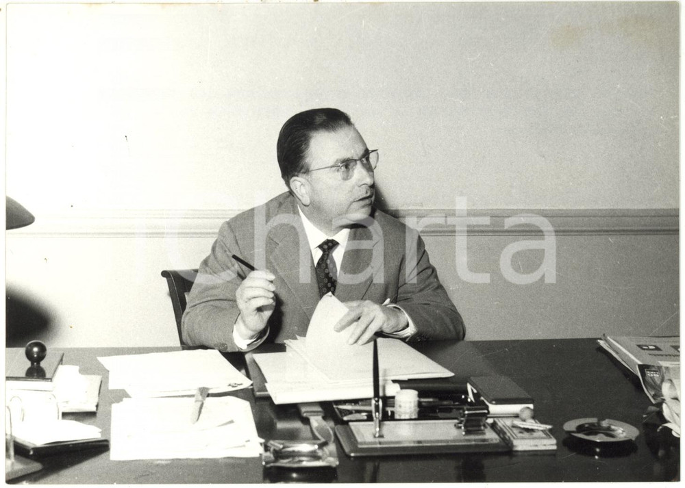 1959 (ma 1955 ca) GENOVA - Ritratto avv. CAIAFFA organizzatore FESTIVAL SANREMO