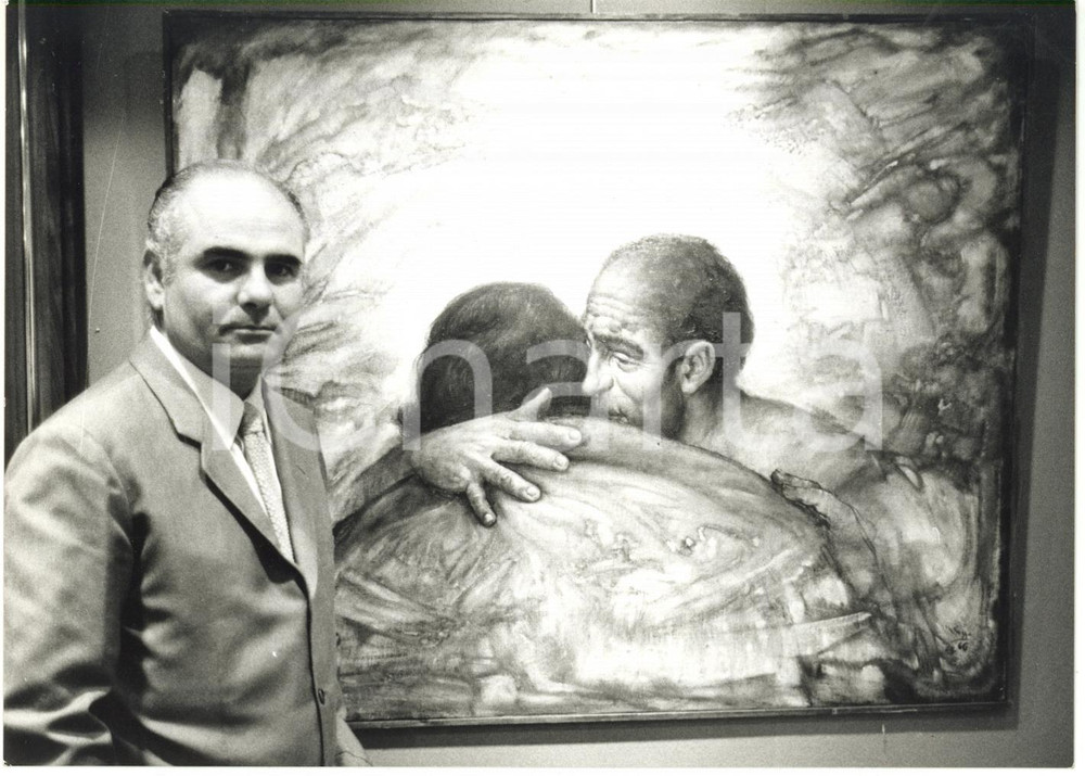 1967 NEW YORK Galleria Rizzoli - Pittore Mario RUSSO alla sua mostra personale