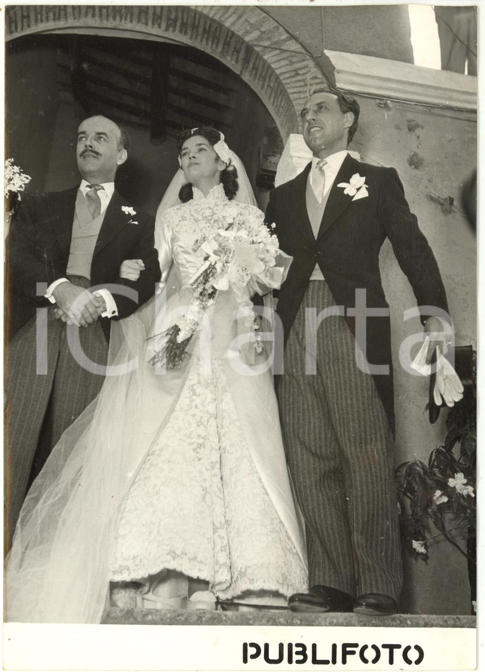 1954 SCORANO CAPENA (RM) Nozze Dawn ADDAMS e Don Vittorio Massimo di ROCCASECCA