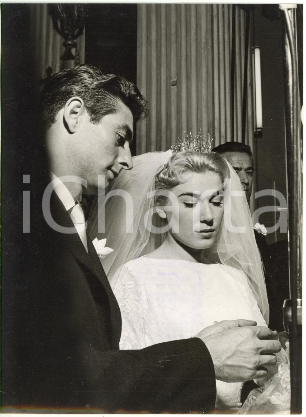 1958 MILANO - Matrimonio Edy CAMPAGNOLI e Lorenzo BUFFON - Ritratto degli sposi