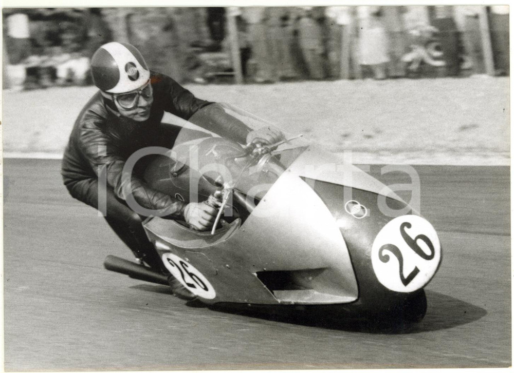1956 MONZA GRAN PREMIO DELLE NAZIONI - Libero LIBERATI su GILERA vince gara 500