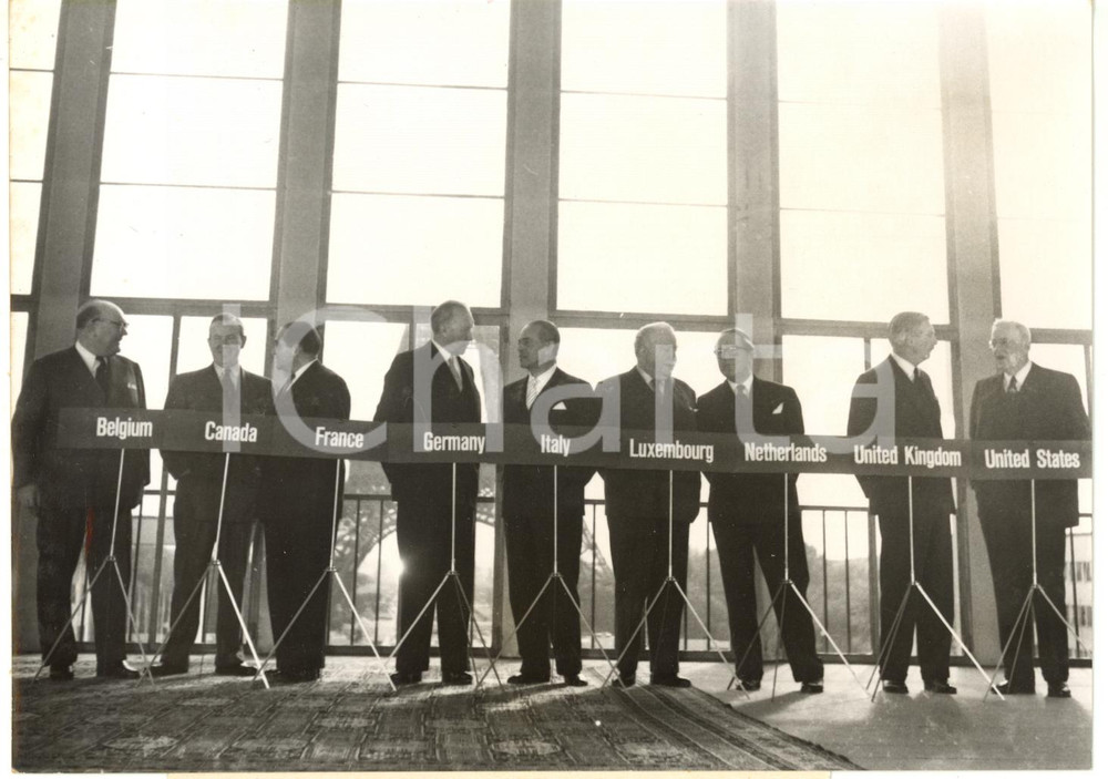 1954 ACCORDI DI PARIGI - Riunione dei Ministri degli Esteri a Palais de Chaillot