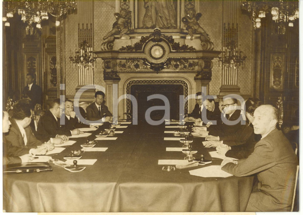 1956 PARIS Quai d'Orsay - Négotiations sur l'interdépendance franco-tunisienne