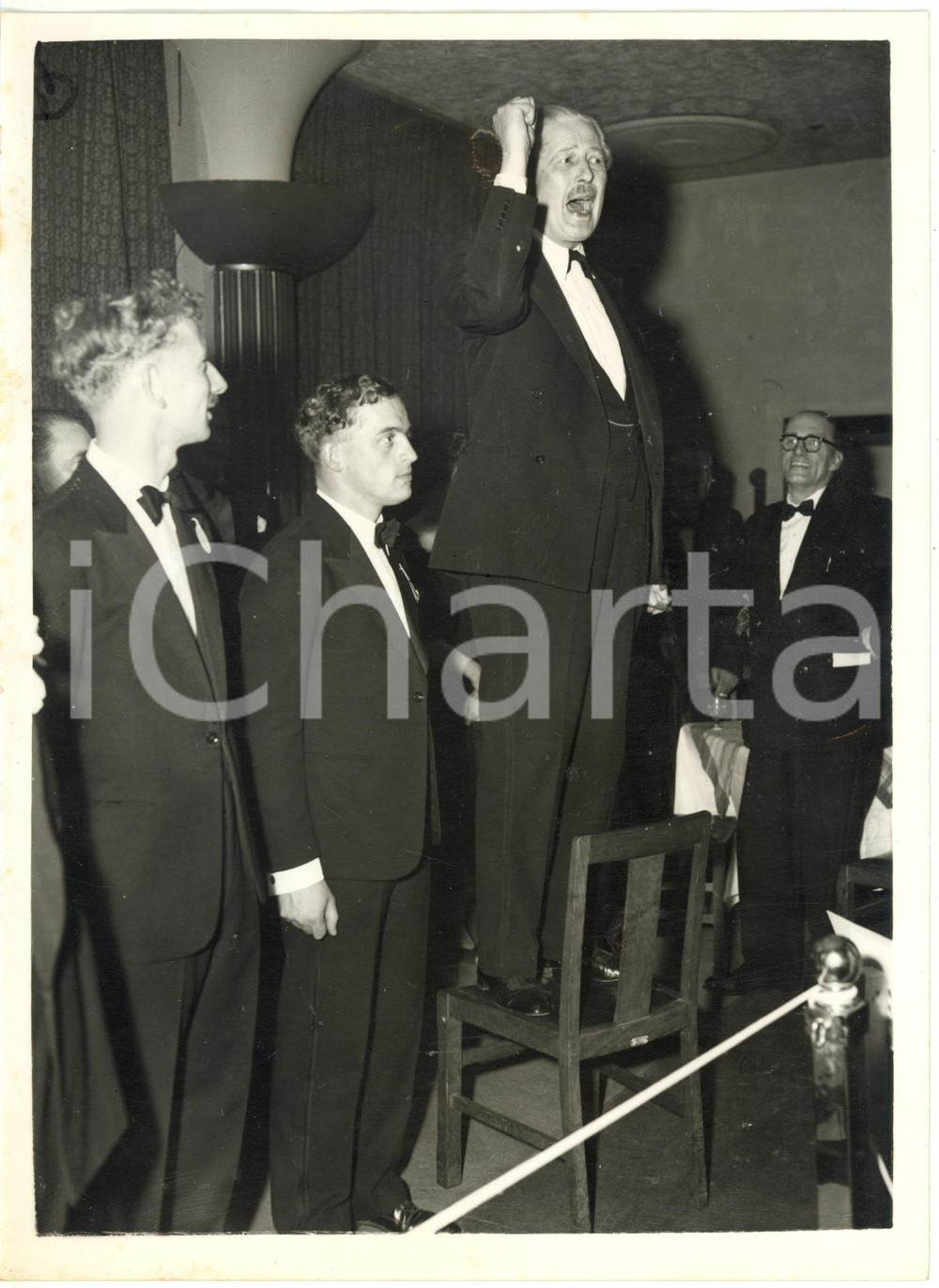 1956 LLANDUDNO - Harold MACMILLAN's speech ah Young Conservatives Ball *Photo
