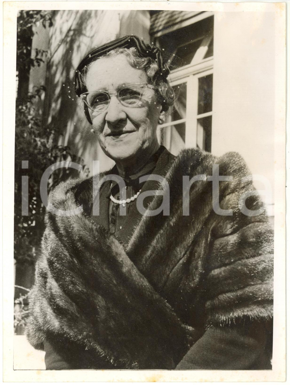 1956 ATHENE - Lina TSALDARI Greece's first woman Minister *Photo 15x20 cm