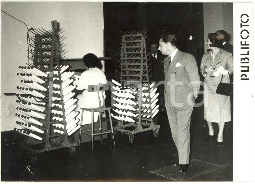 1965 CASORIA (NA) - RHODIATOCE - Ministro Guido CORTESE visita gli stabilimenti