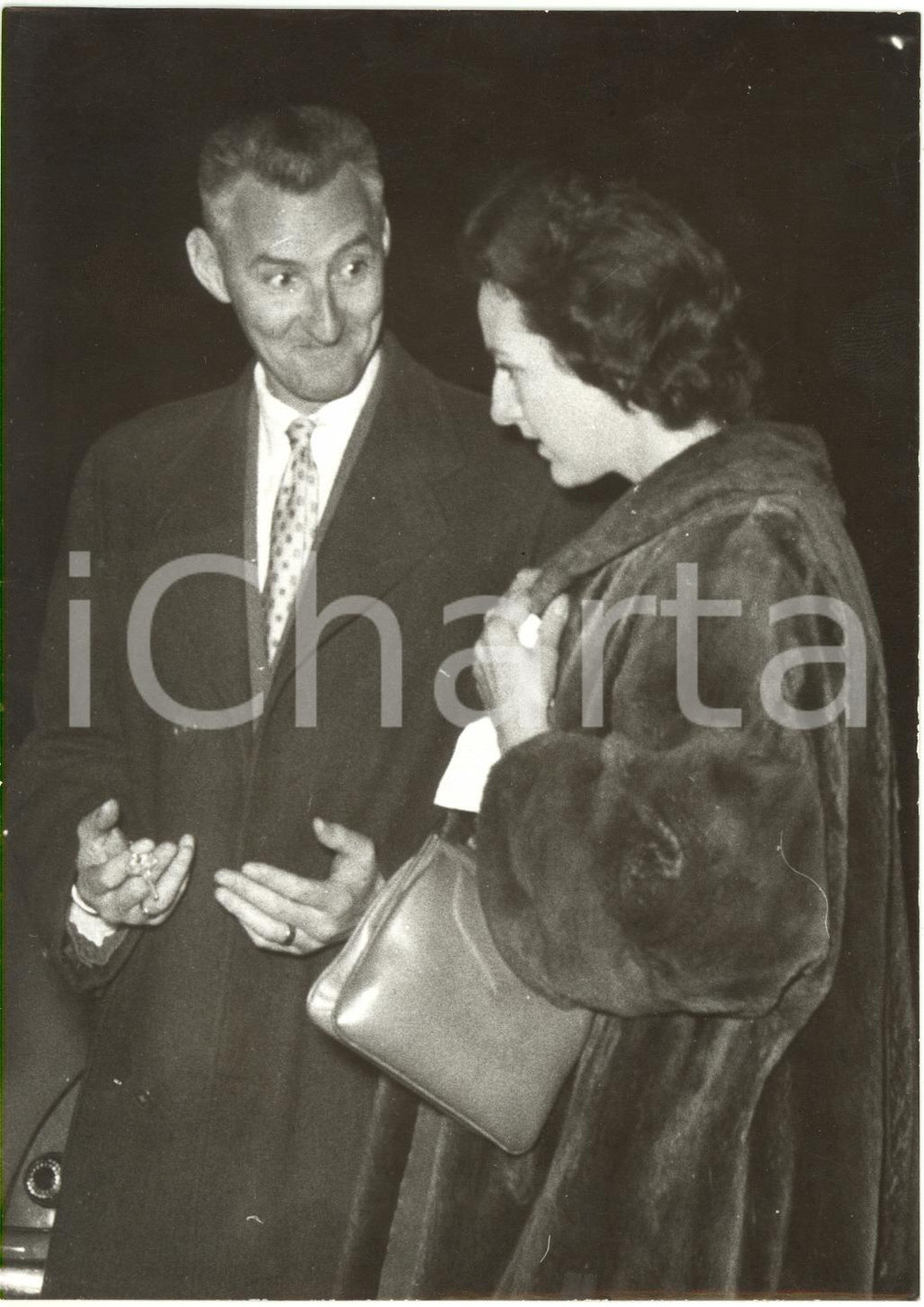 1957 ROMA Caso PARKER - Marion FOLKES lascia la sua abitazione *Foto 13x18