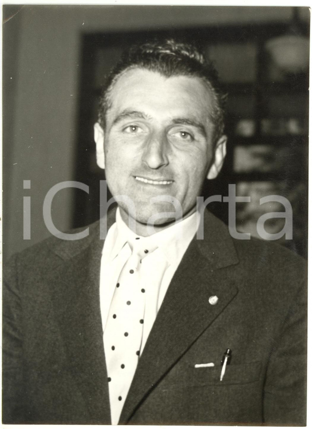 1957 PADOVA Processo "Oro di Dongo" - Teste Carlo MADERNA - Ritratto *Foto 13x18