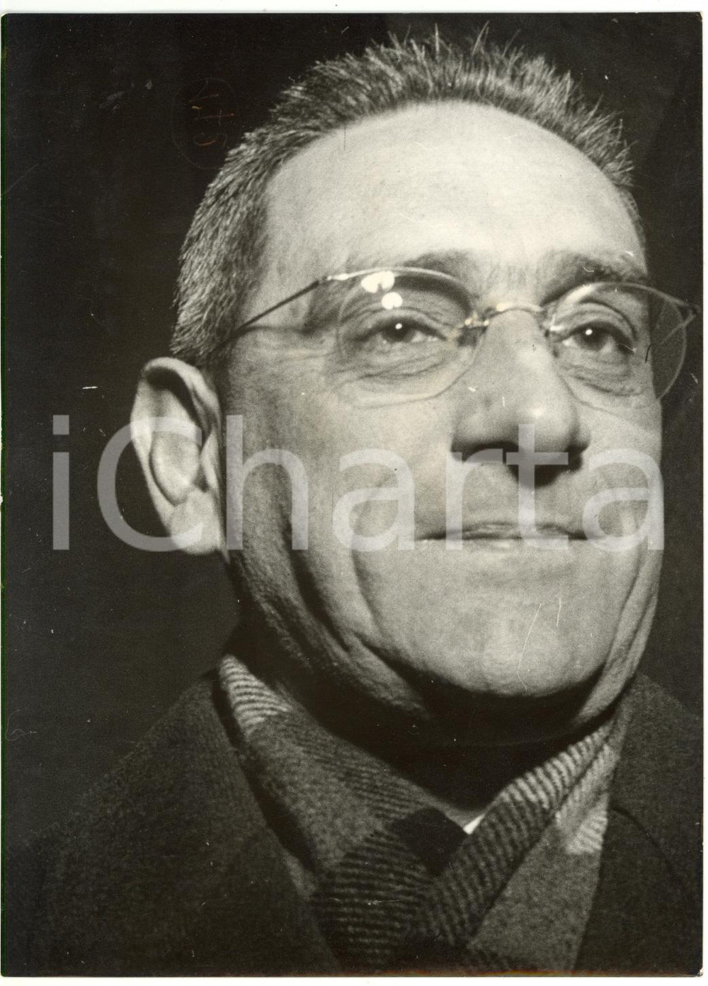 1954 MILANO Processo Comel - Professor Marcello COMEL prima dell'udienza *Foto