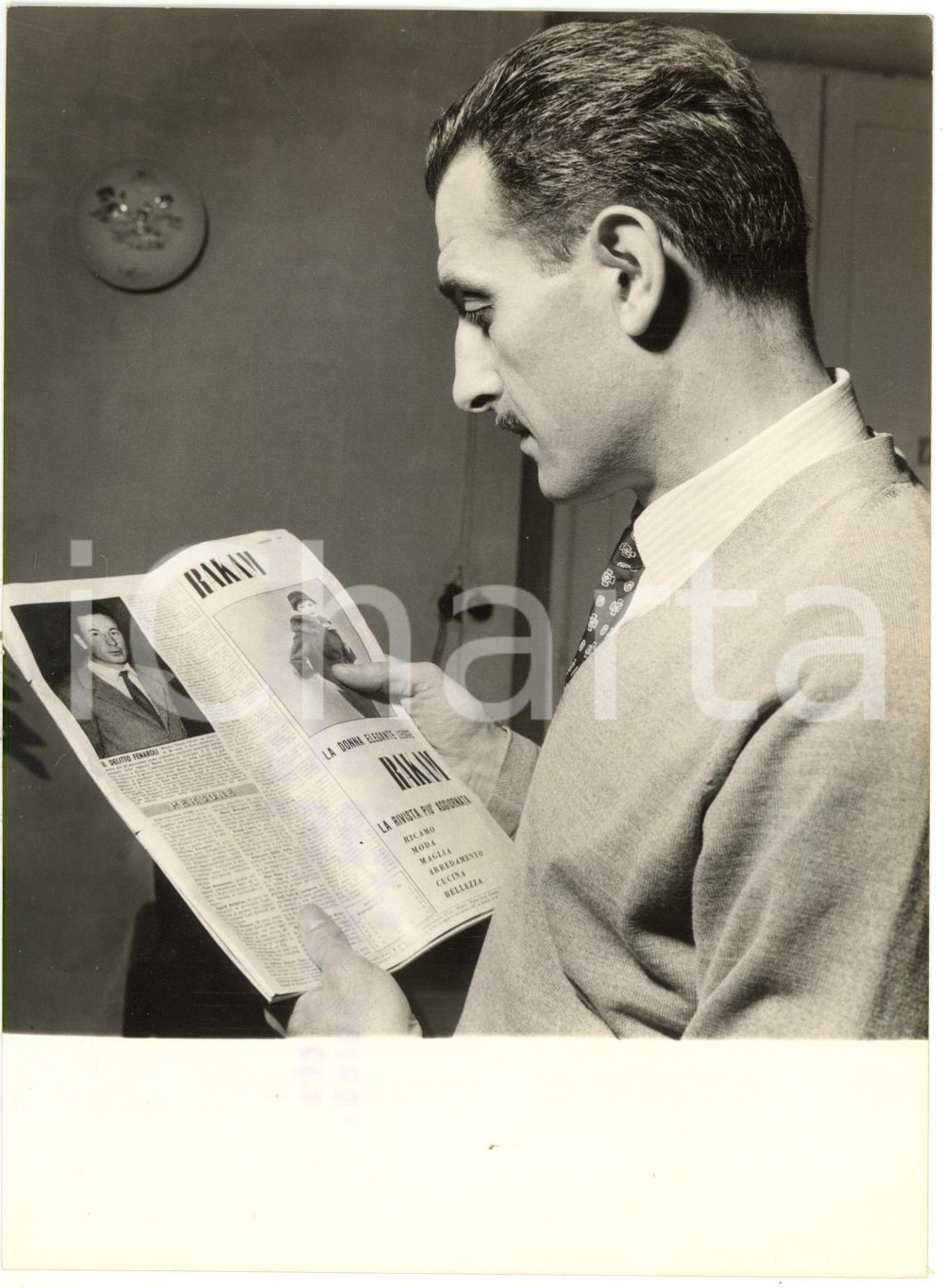 1958 VERBANIA Processo GHIANI FENAROLI - Testimone Bernardo FERRARESI *Foto