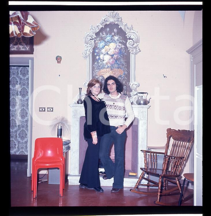 Fotografia d epoca originale 6X6cm NEGATIVO ORIGINALE  1970 ca ITALIA MUSICA DONATELLO Giuliano ILLIANI 3 1