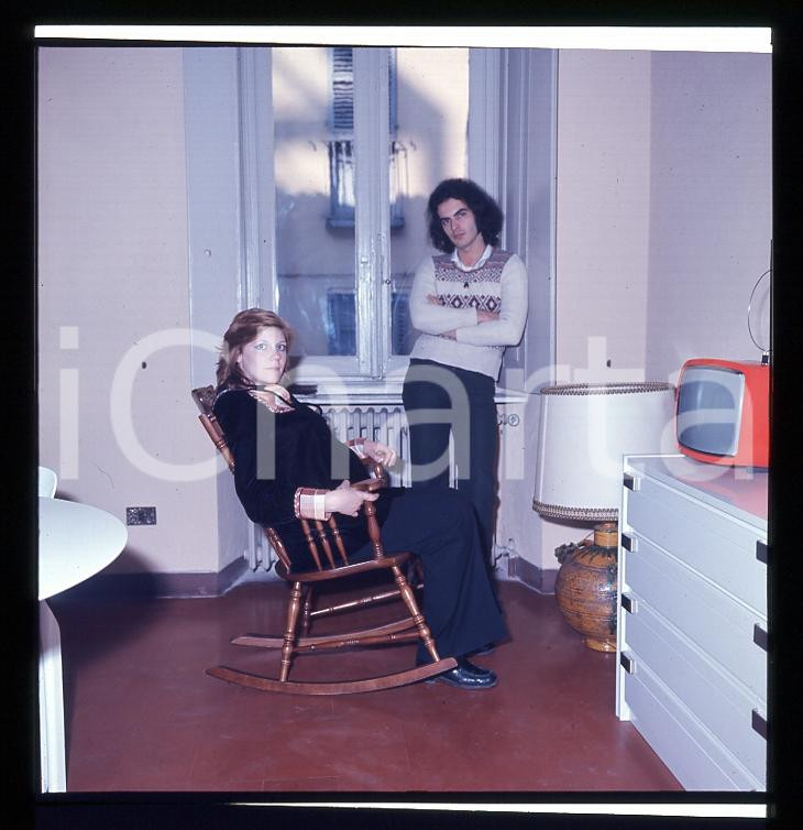 6X6cm NEGATIVO ORIGINALE * 1970 ca ITALIA MUSICA DONATELLO Giuliano ILLIANI 4