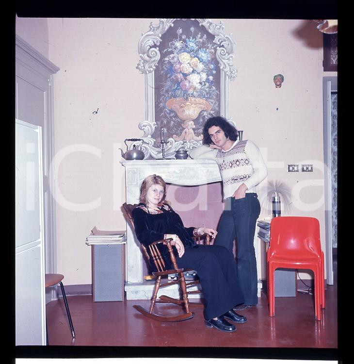 Fotografia d epoca originale 6X6cm NEGATIVO ORIGINALE  1970 ca ITALIA MUSICA DONATELLO Giuliano ILLIANI 5 1