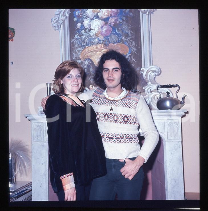 6X6cm NEGATIVO ORIGINALE * 1970 ca ITALIA MUSICA DONATELLO Giuliano ILLIANI 7