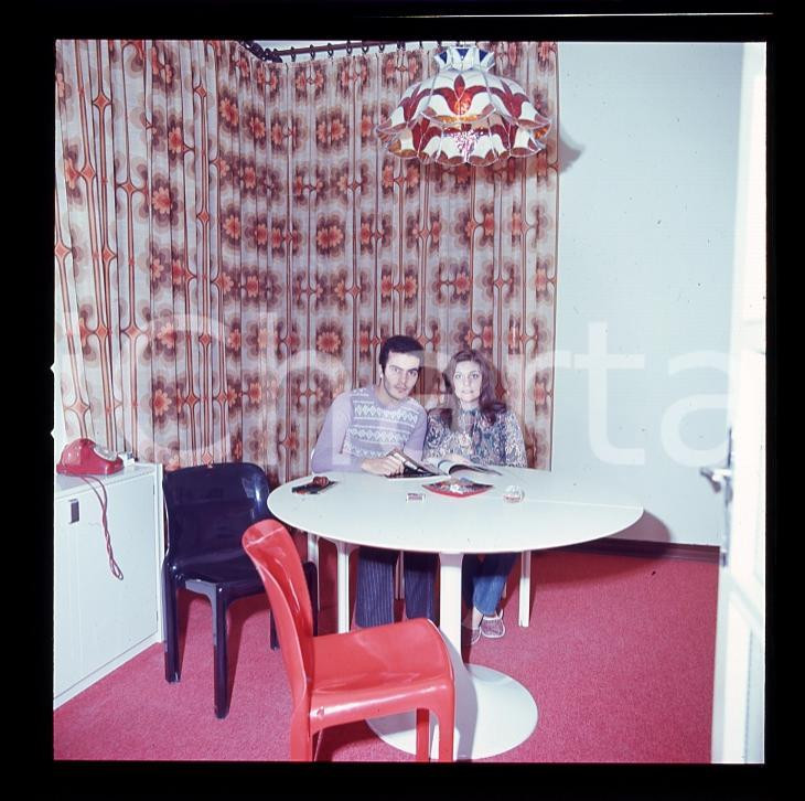 6X6cm NEGATIVO ORIGINALE * 1970 ca ITALIA MUSICA DONATELLO Giuliano ILLIANI 12