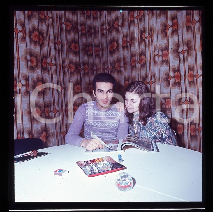 6X6cm NEGATIVO ORIGINALE * 1970 ca ITALIA MUSICA DONATELLO Giuliano ILLIANI 31