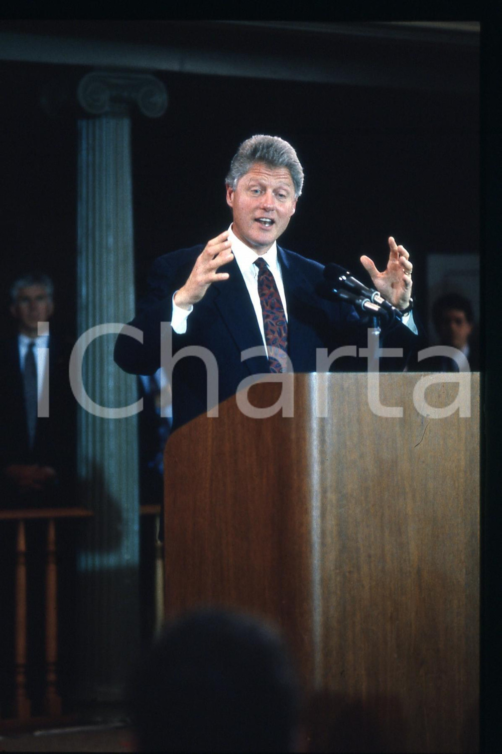 35mm vintage slide* 1992 US Presidential Campaign Bill CLINTON - Portrait (5)