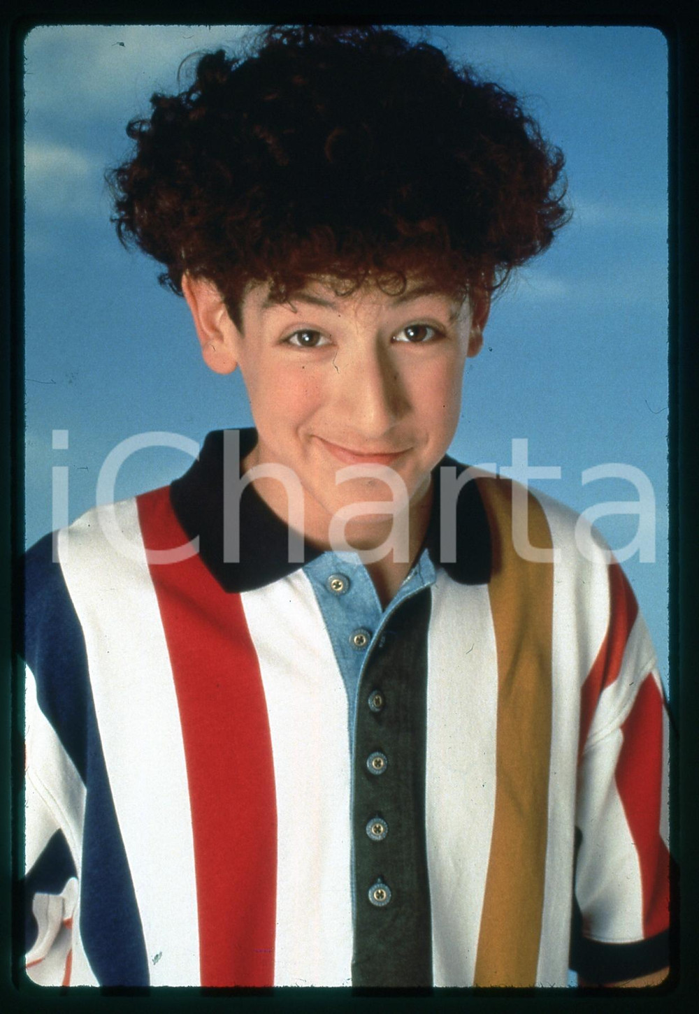 35mm vintage slide* 1993 SAVED BY THE BELL THE NEW CLASS Isaac LIDSKY Ritratto