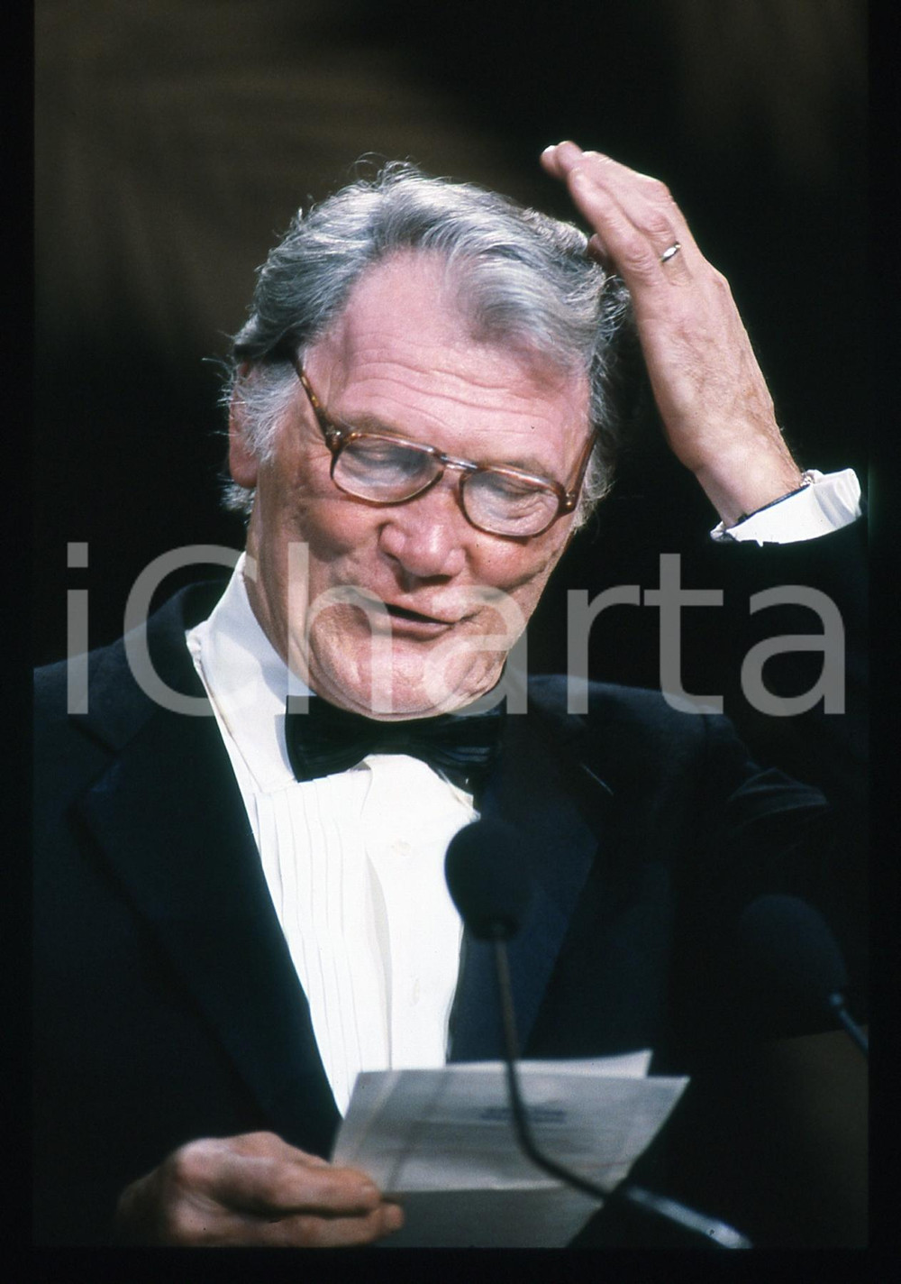 35mm vintage slide*1989 CANNES FILM FESTIVAL Jack PALANCE Ritratto dell'attore 6