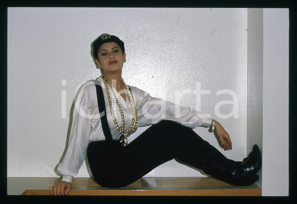 35mm vintage slide* 2000ca SPETTACOLO Eva GRIMALDI Ritratto dell'attrice (1)