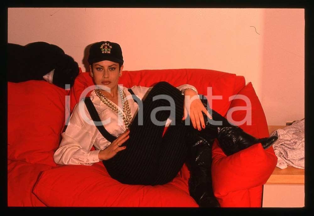 35mm vintage slide* 2000ca SPETTACOLO Eva GRIMALDI Ritratto dell'attrice *3