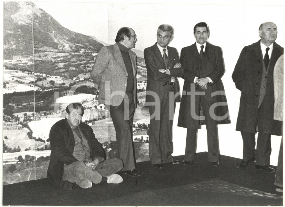1975 ca ITALIA COSTUME Pittore Giulio TURCATO e Aldo ANIASI *Foto 19x14