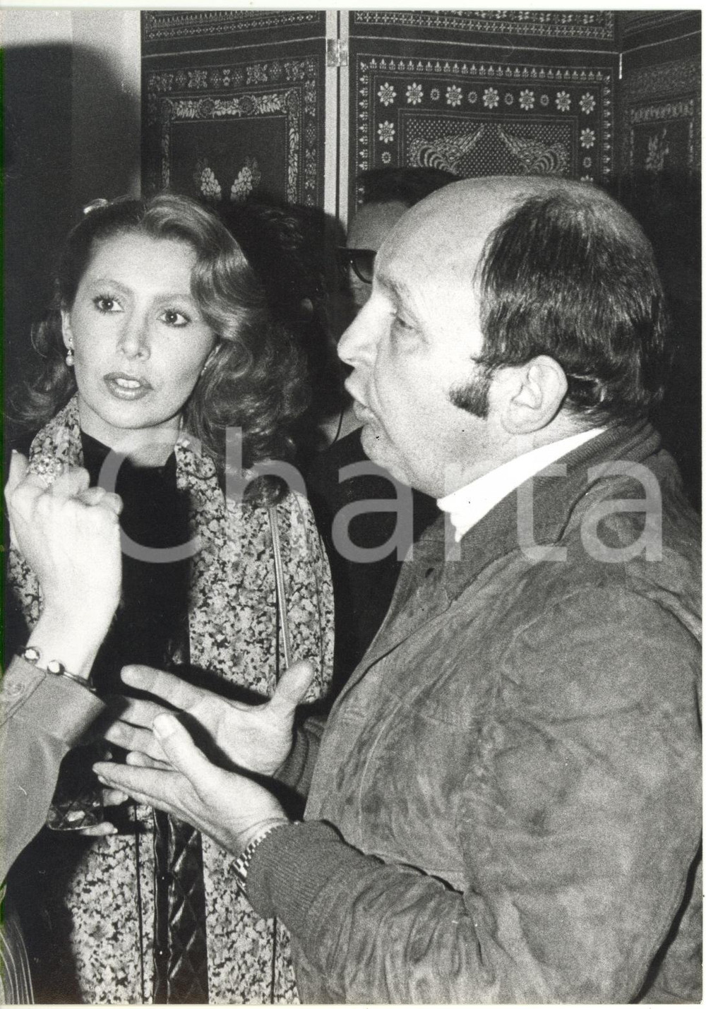 1985 ca ITALIA COSTUME Architetto Sandro PETTI con la moglie Tatiana DERIC