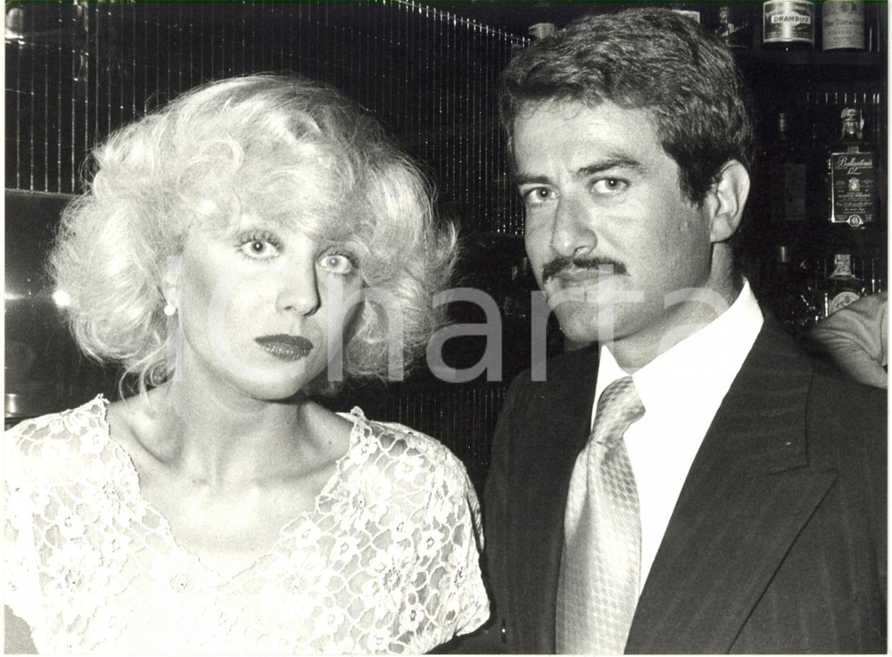 1975 ca ITALIA TEATRO Giuseppe PAMBIERI con la moglie Lia TANZI - Ritratto *Foto