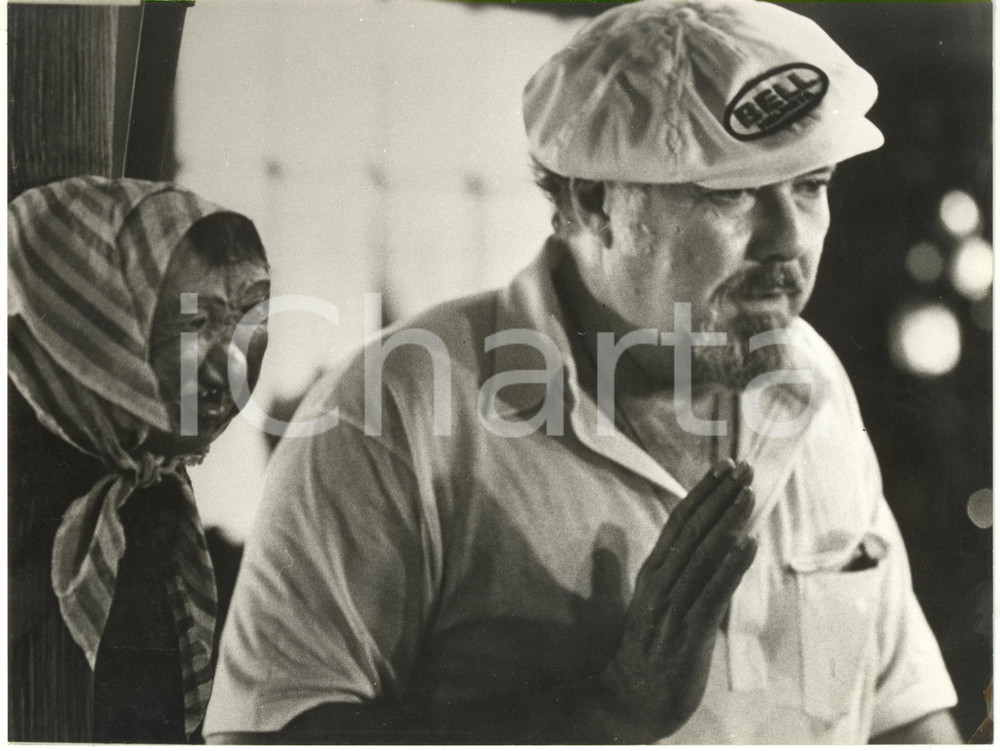 1975 ca CINEMA - Regista Robert ALTMAN sul set di un film - Ritratto *Foto 24x18
