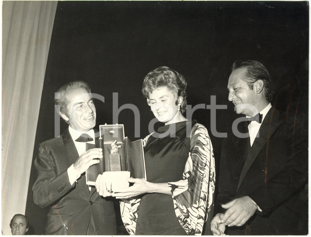 1975 ca ITALIA CINEMA - Rossano BRAZZI Ingrid BERGMAN Pasquale FESTA CAMPANILE