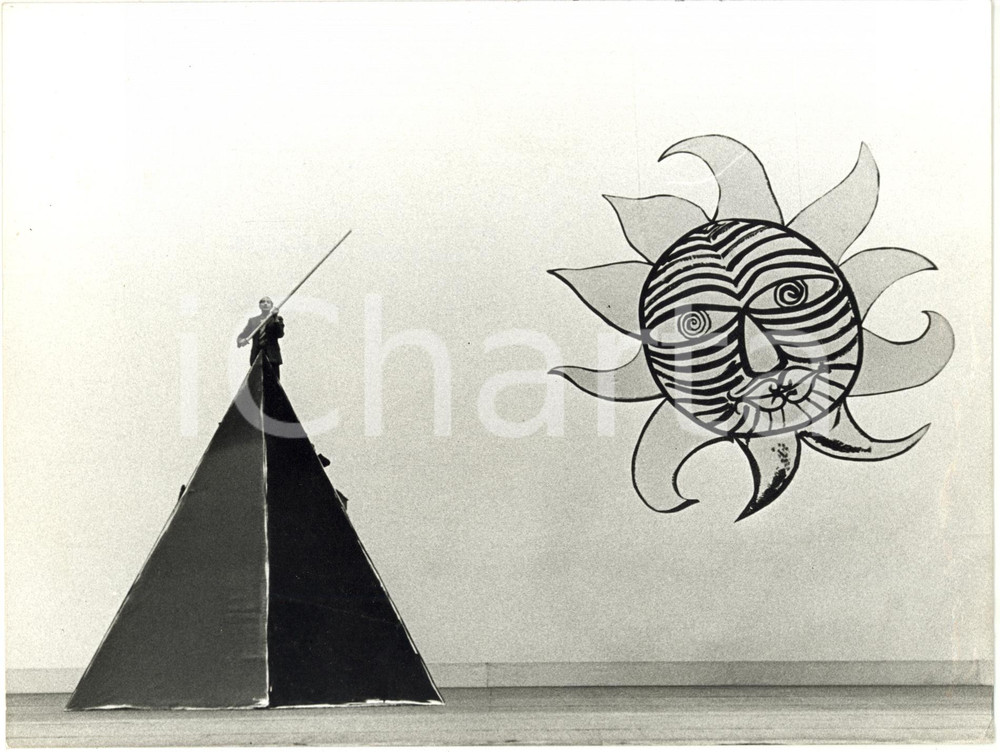1968 ROMA Teatro dell'Opera - WORK IN PROGRESS di Alexander CALDER *Foto 24x18