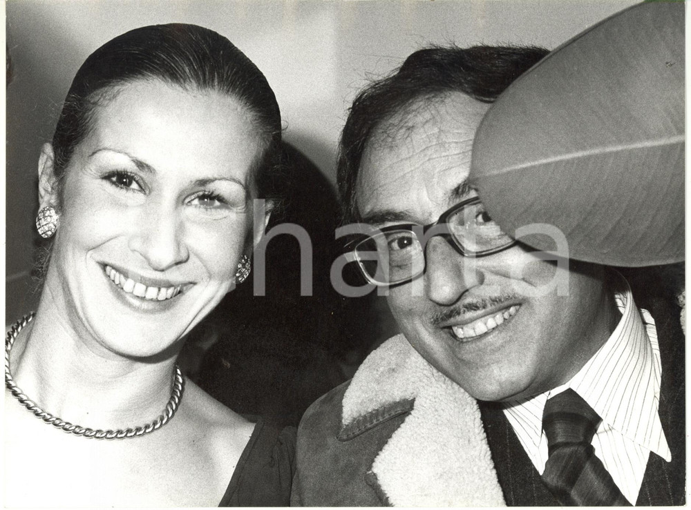 1975 ca ITALIA COSTUME - Oreste LIONELLO - Ritratto dell'attore *Foto 23x17