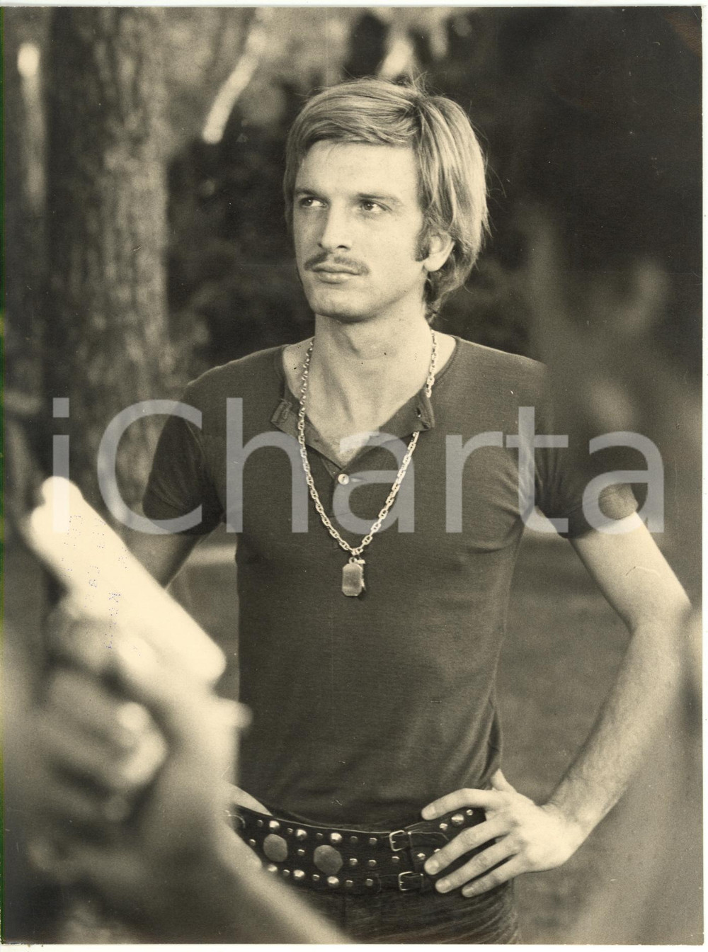 1971 CINEMA "Giornata nera per l'ariete" - Maurizio BONUGLIA sul set - Ritratto