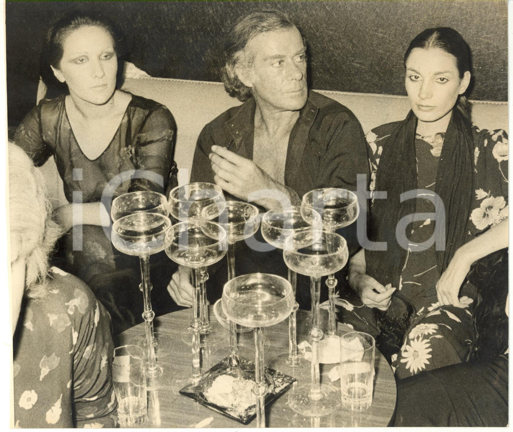 1970 ca ITALIA CINEMA - Massimo SERATO e Andrea FELDMAN a una serata *Foto 23x20