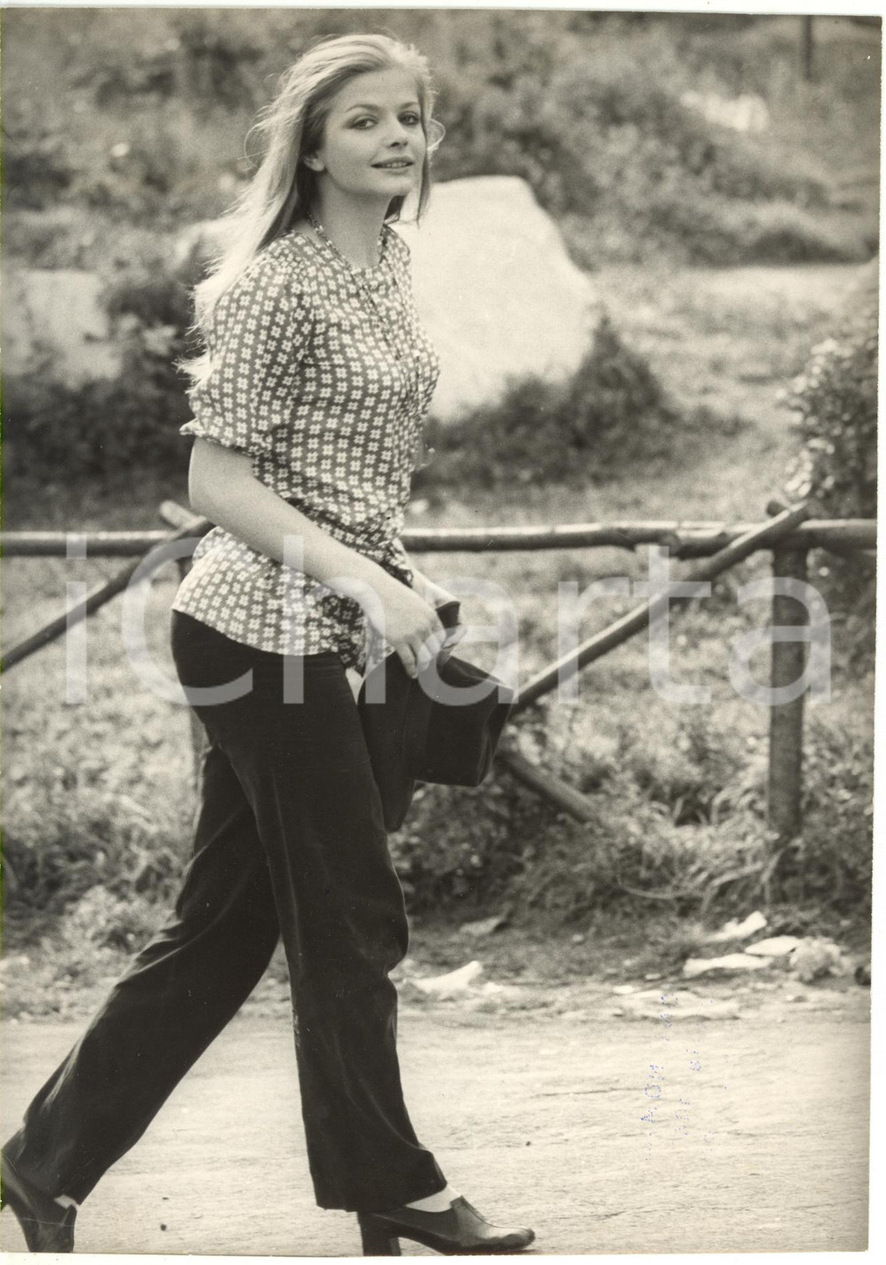 1965 ca ITALIA CINEMA - Ewa AULIN - Ritratto dell'attrice (2) *Fotografia 17x24
