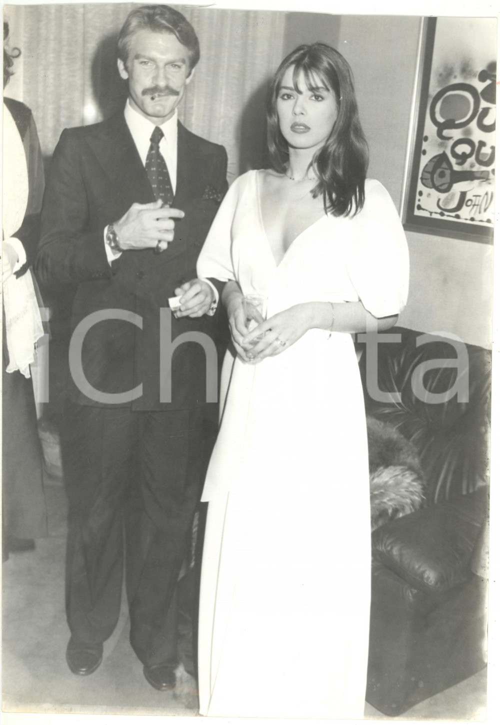 1975 ca ITALIA CINEMA - Sonia VIVIANI a un party - Ritratto dell'attrice *Foto