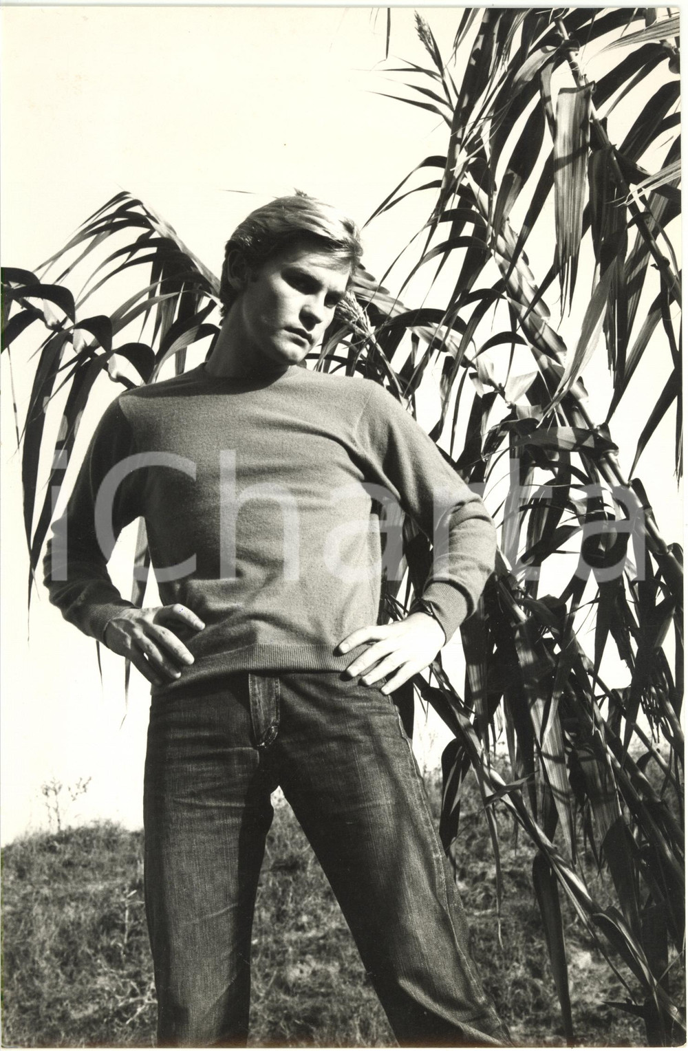 1970 ca CINEMA - Helmut BERGER - Ritratto dell'attore (3) *Foto VINTAGE 18x28 cm